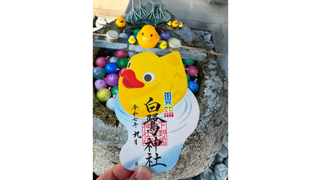 アヒル御朱印のご案内🐥