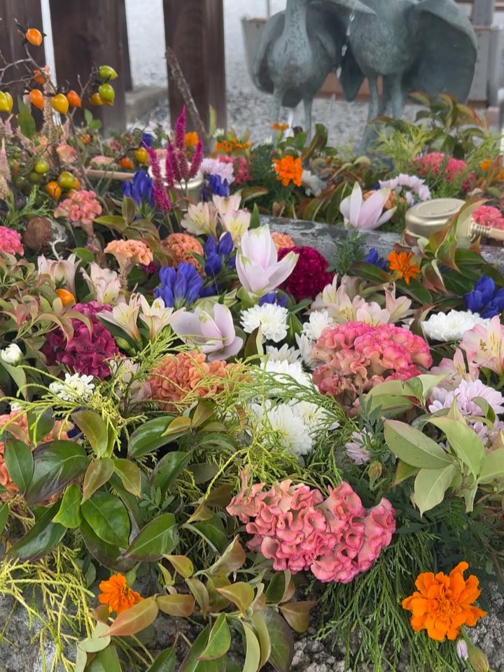 花手水のご案内✨
