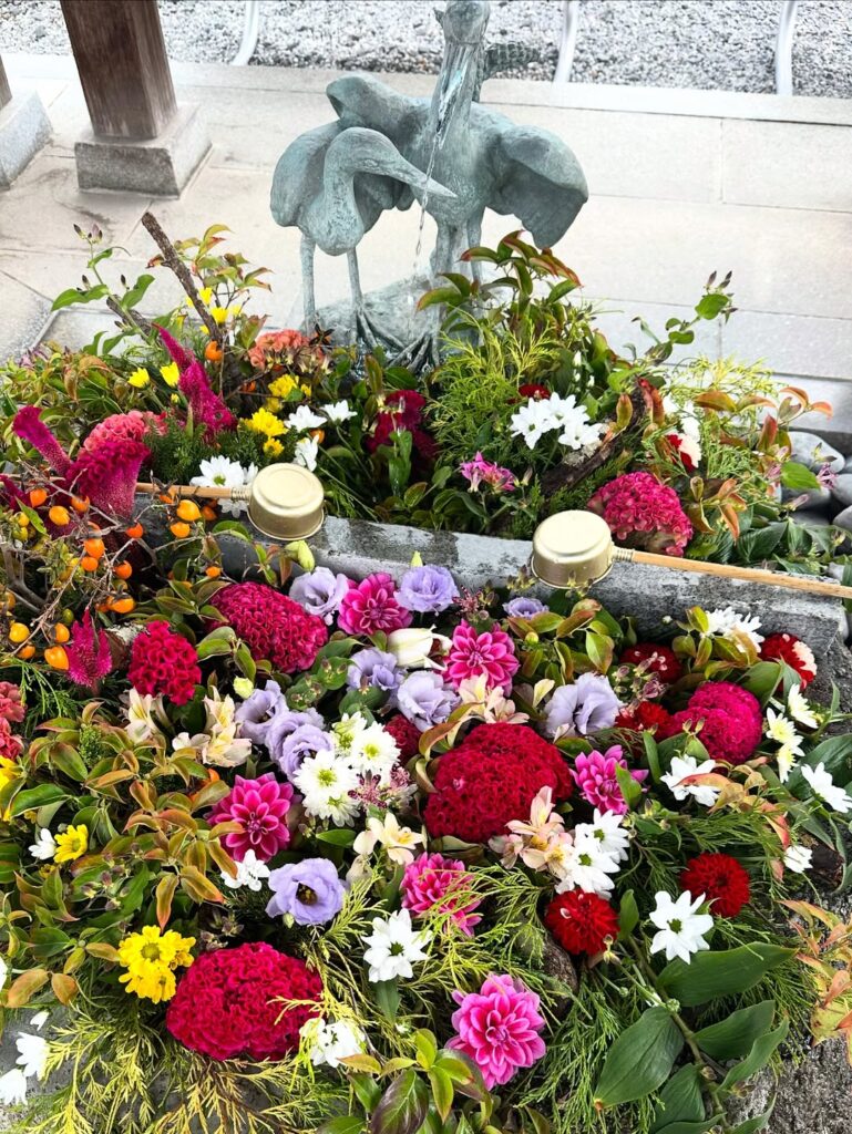 花手水のご案内✨