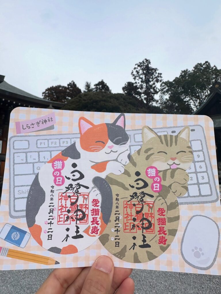 猫の日 限定御朱印（じゃまネコ）のご案内