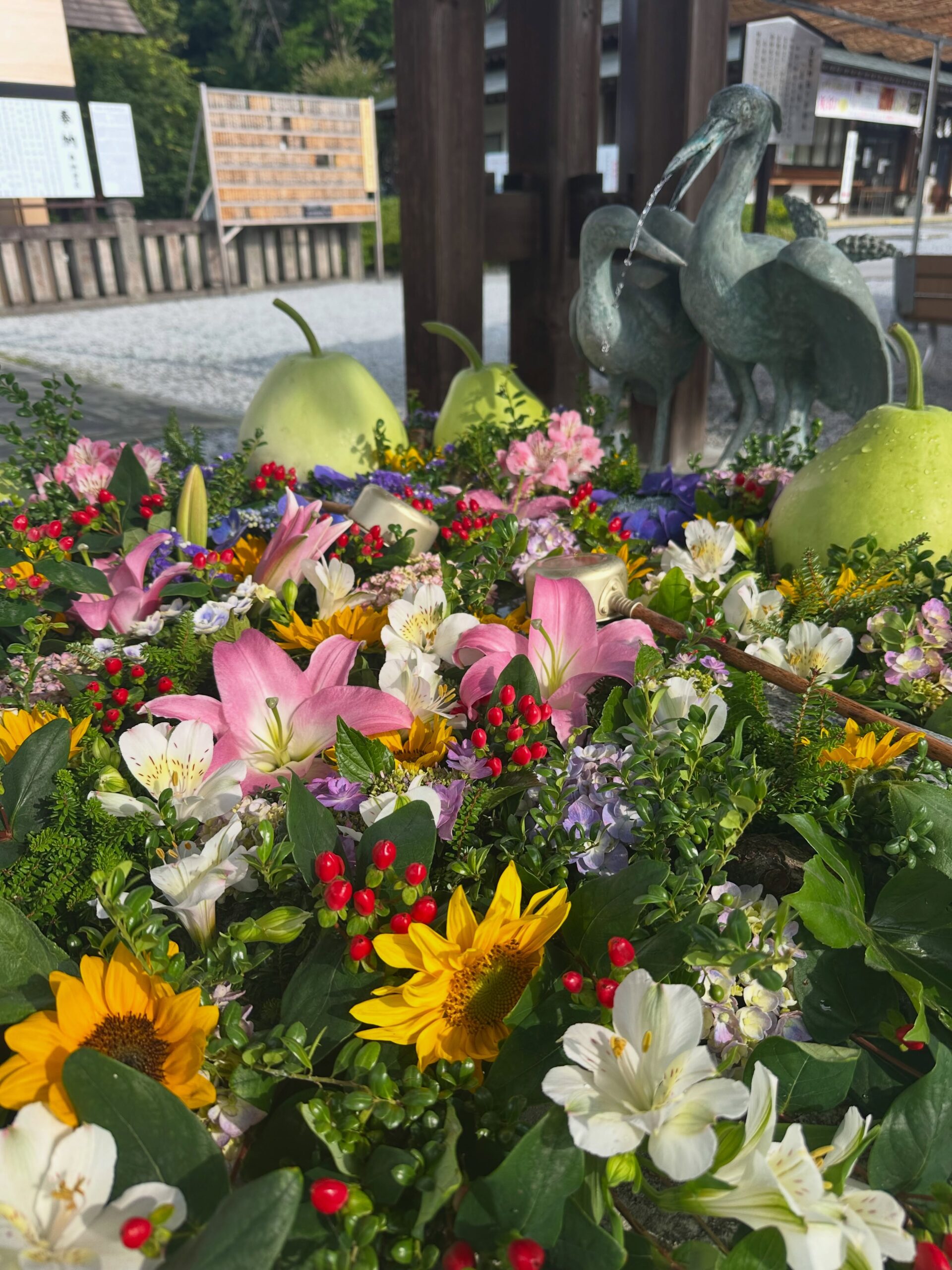花手水のご案内